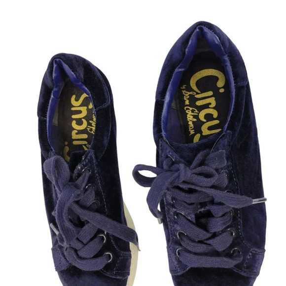 Sam Edelman Circus Velvet Caprice Sneakers Size  6 - Picture 2 of 9